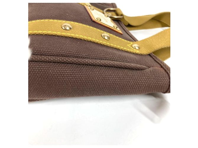 Borsa Tote Louis Vuitton Antigua Cabas PM Marrone - vista 7