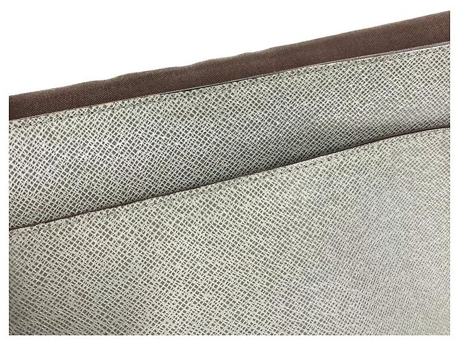 Borsa a tracolla Louis Vuitton Taiga Roman MM Marrone - vista 14
