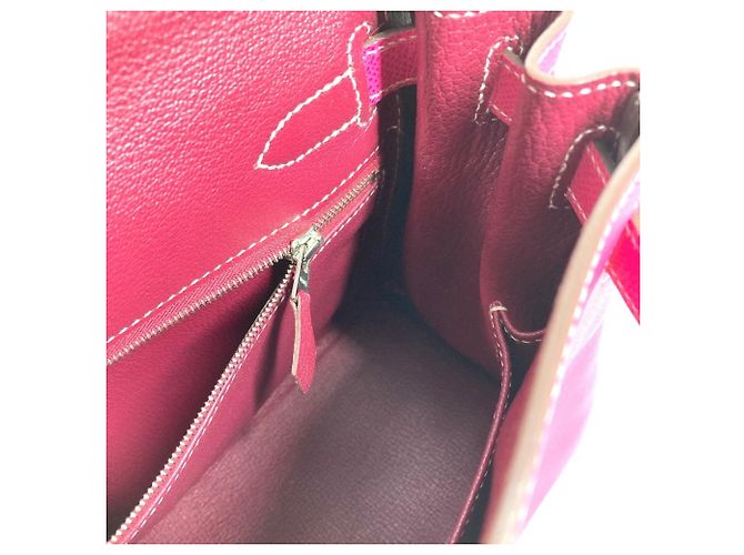 Hermès HERMES Candy Kelly 28 Borsa 2-Way in Rose Tyrien Ruby Pink Rosa - vista 10
