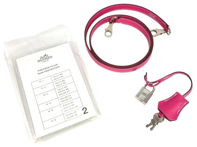Hermès HERMES Candy Kelly 28 Borsa 2-Way in Rose Tyrien Ruby Pink Rosa - vista 11