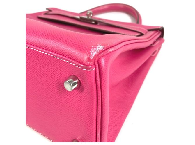 Hermès HERMES Candy Kelly 28 Borsa 2-Way in Rose Tyrien Ruby Pink Rosa - vista 2
