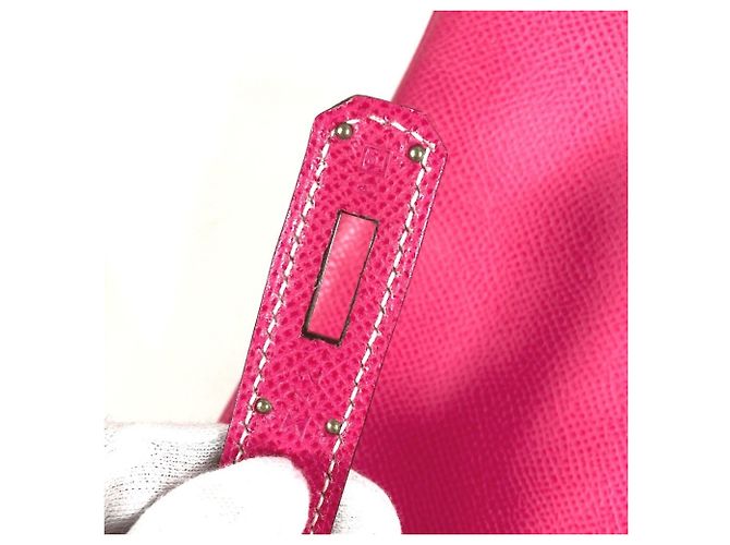Hermès HERMES Candy Kelly 28 Borsa 2-Way in Rose Tyrien Ruby Pink Rosa - vista 6