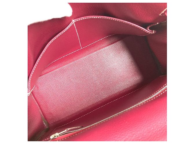 Hermès HERMES Candy Kelly 28 Borsa 2-Way in Rose Tyrien Ruby Pink Rosa - vista 8