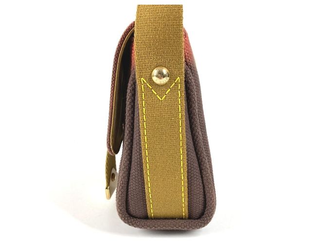 Borsa a tracolla Louis Vuitton Antigua Sac Lava Marrone - vista 3