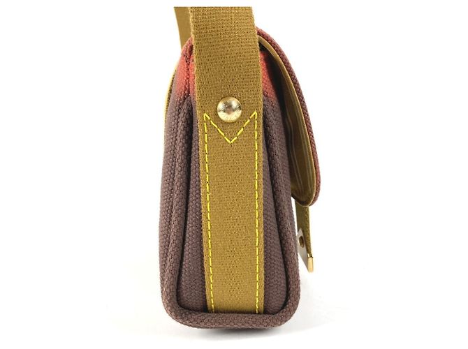 Borsa a tracolla Louis Vuitton Antigua Sac Lava Marrone - vista 4