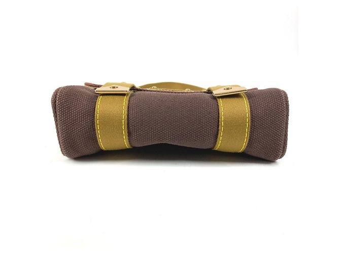 Borsa a tracolla Louis Vuitton Antigua Sac Lava Marrone - vista 5