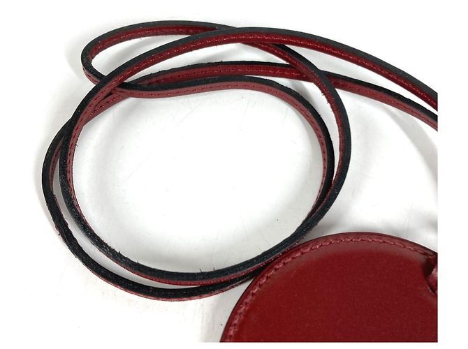 Hermès Collana choker in pelle marrone Hermes - vista 6