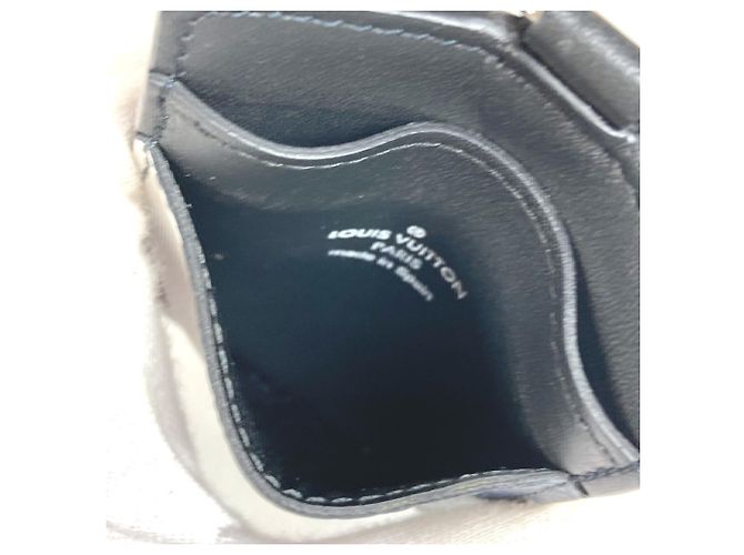Louis Vuitton Visitenkartenetui aus Navy Canvas Marineblau - Ansicht 14