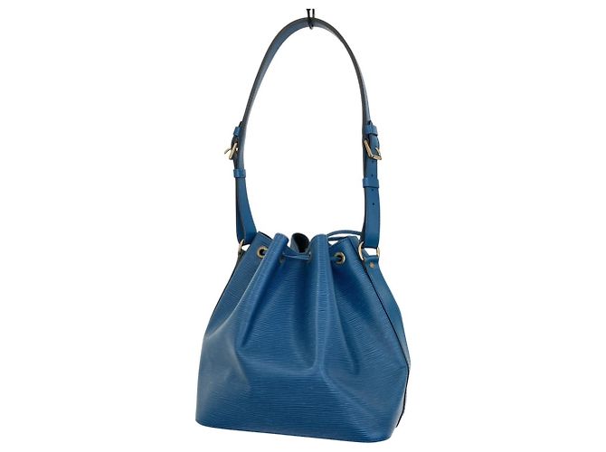 Noe Borsa a tracolla Petit Noé in pelle Epi Louis Vuitton Blu - vista 2