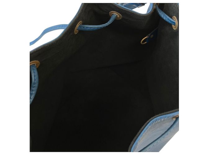 Noe Borsa a tracolla Petit Noé in pelle Epi Louis Vuitton Blu - vista 5