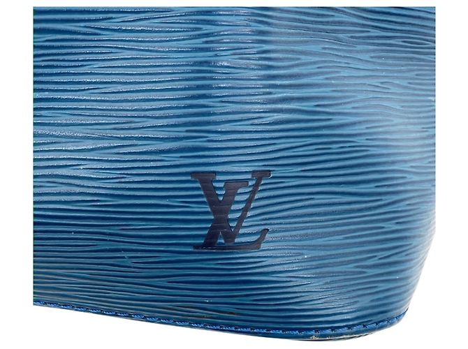 Noe Borsa a tracolla Petit Noé in pelle Epi Louis Vuitton Blu - vista 6