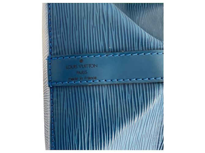 Noe Borsa a tracolla Petit Noé in pelle Epi Louis Vuitton Blu - vista 7