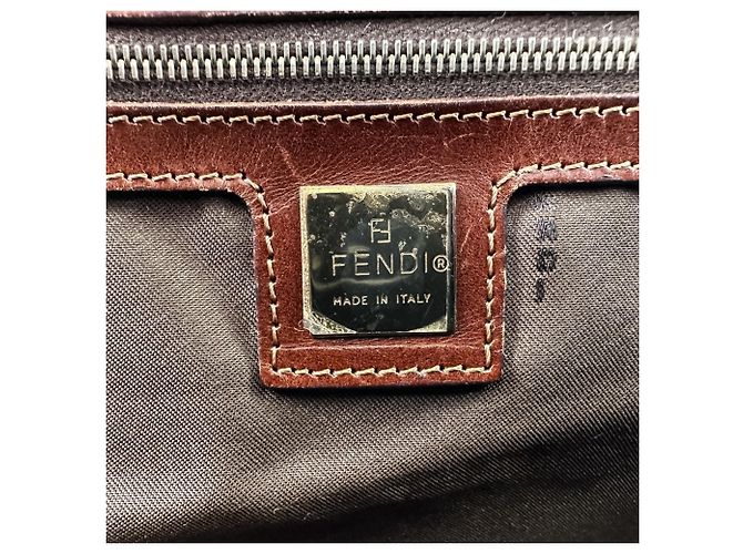 Fendi Vintage Denim Tote Bag Marineblau - Ansicht 10