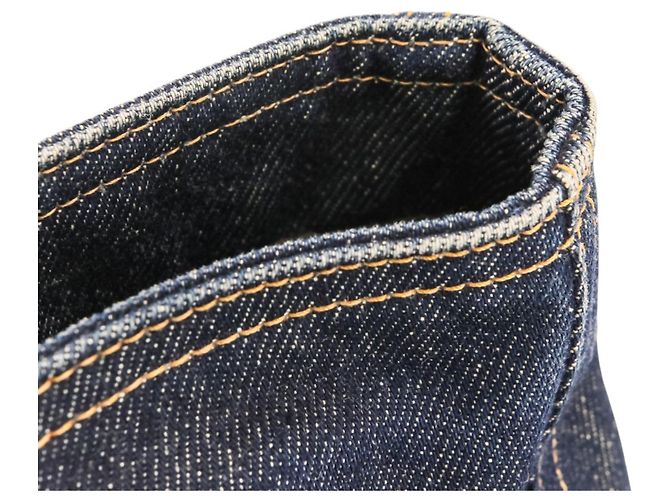 Fendi Vintage Denim Tote Bag Marineblau - Ansicht 13