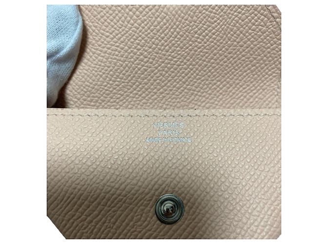 Hermès Monedero HERMES Le Vingt-Quatre en Rose Eglantine Rosa - vista 6