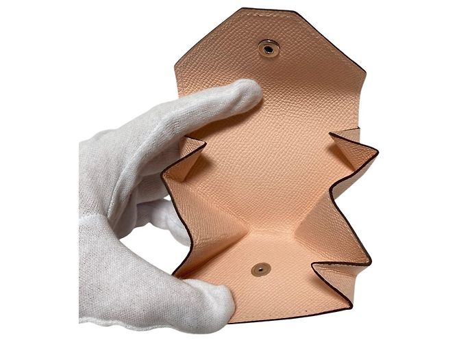 Hermès Monedero HERMES Le Vingt-Quatre en Rose Eglantine Rosa - vista 7