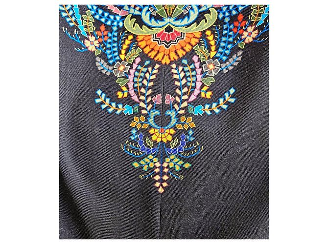Giacca Etro nera con ricamo multicolore Nero - vista 3
