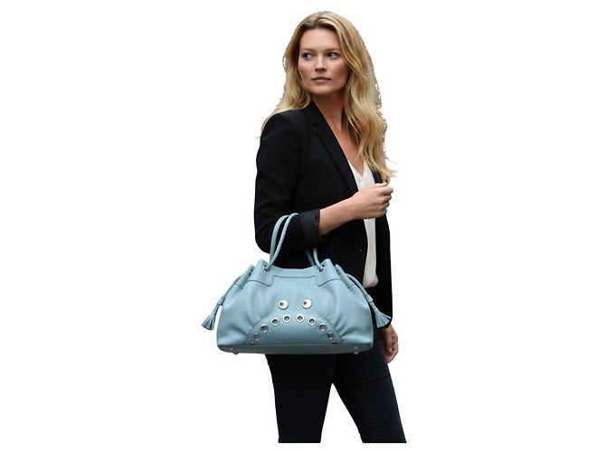 Anya Hindmarch Borsa Tote Cartoon Eyes Mint Bianco sporco Verde chiaro - vista 2
