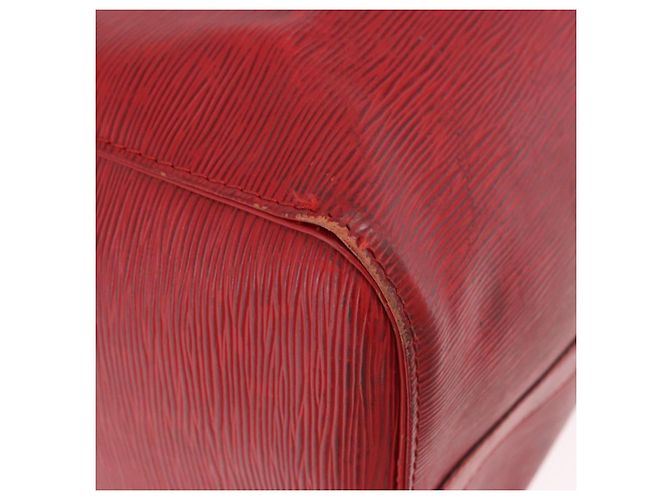 LOUIS VUITTON Epi Keepall 50 Boston Bag Red M42967 LV Auth 187026 Rosso - vista 10