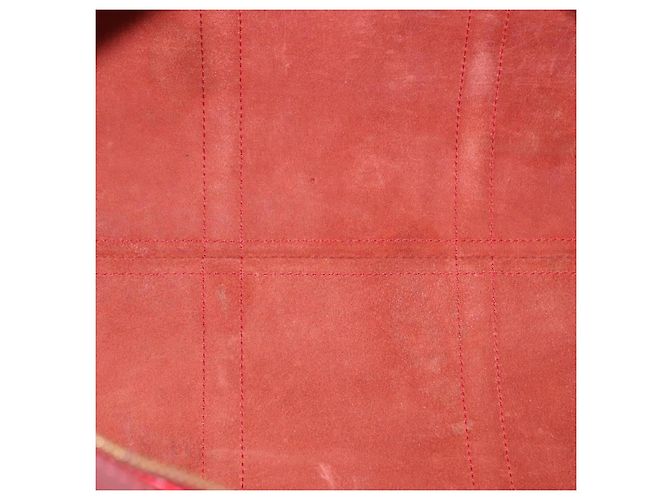 LOUIS VUITTON Epi Keepall 50 Boston Bag Red M42967 LV Auth 187026 Rosso - vista 11