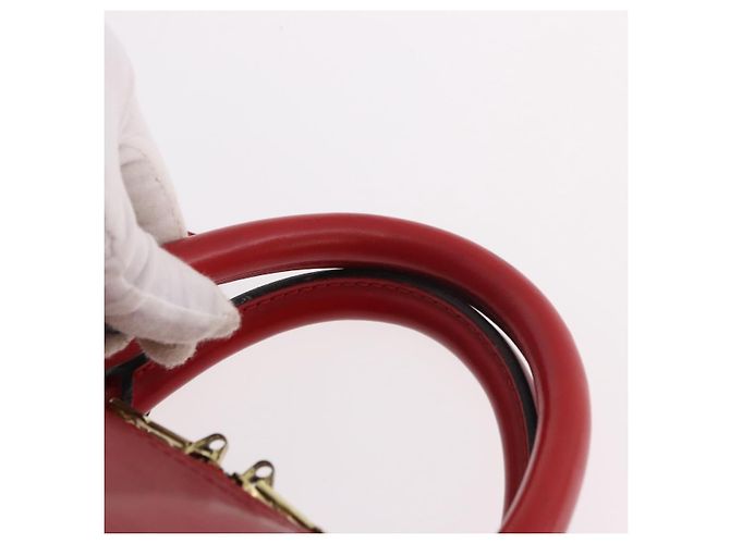 LOUIS VUITTON Epi Keepall 50 Boston Bag Red M42967 LV Auth 187026 Rosso - vista 14