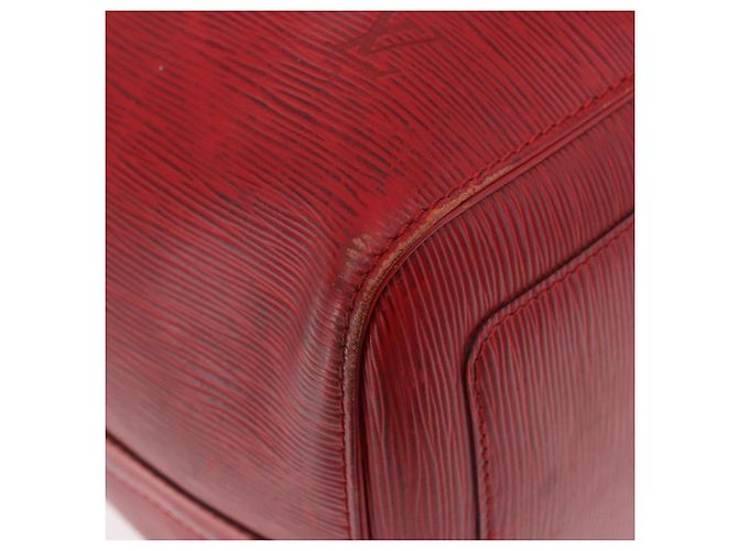 LOUIS VUITTON Epi Keepall 50 Boston Bag Red M42967 LV Auth 187026 Rosso - vista 15
