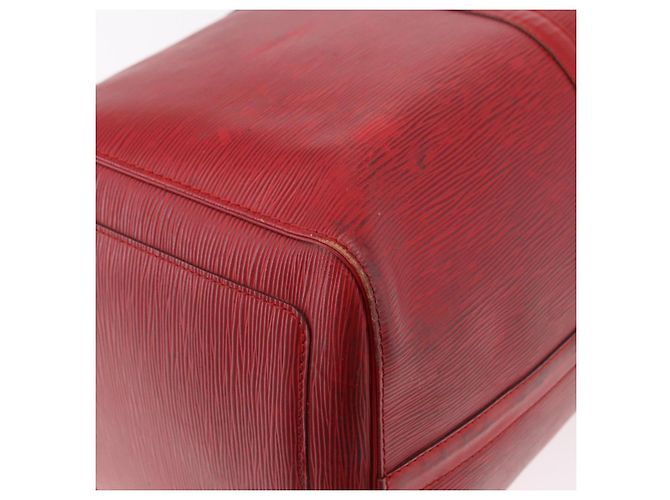 LOUIS VUITTON Epi Keepall 50 Boston Bag Red M42967 LV Auth 187026 Rosso - vista 16