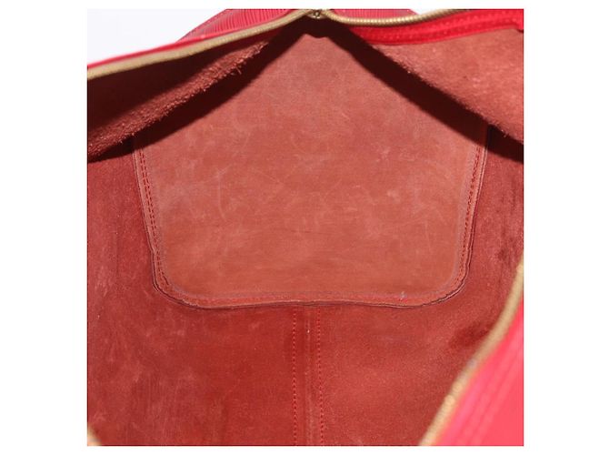 LOUIS VUITTON Epi Keepall 50 Boston Bag Red M42967 LV Auth 187026 Rosso - vista 22