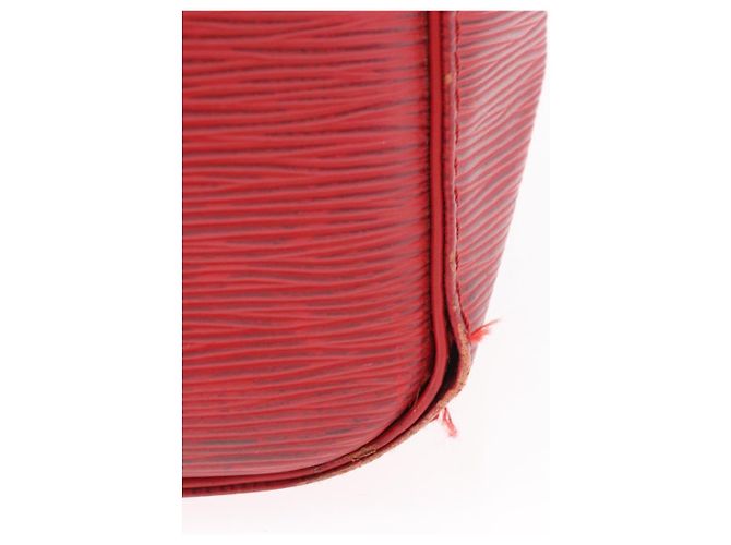 LOUIS VUITTON Epi Keepall 50 Boston Bag Red M42967 LV Auth 187026 Rosso - vista 4