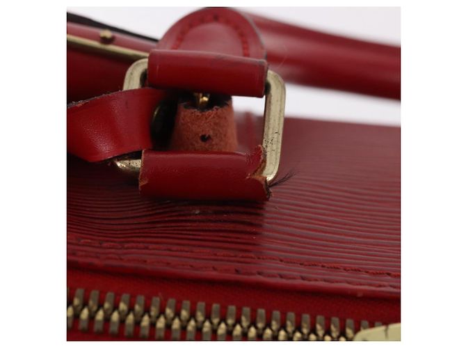 LOUIS VUITTON Epi Keepall 50 Boston Bag Red M42967 LV Auth 187026 Rosso - vista 9