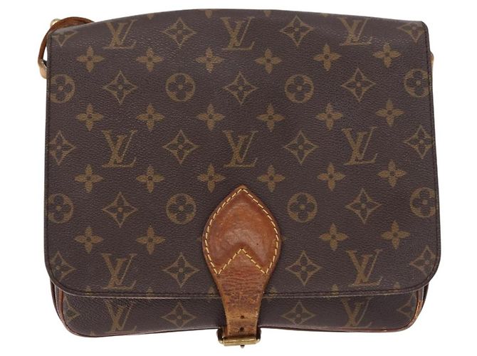LOUIS VUITTON Borsa a Spalla Monogram Cartouchiere GM M51252 LV Auth 186346 Monogramma - vista 13