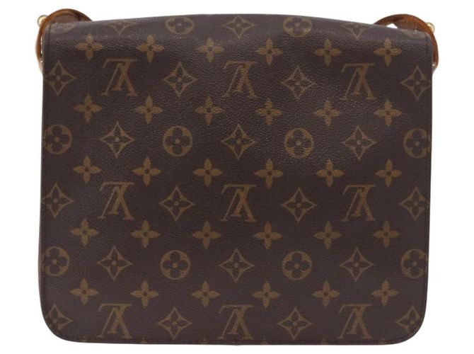 LOUIS VUITTON Borsa a Spalla Monogram Cartouchiere GM M51252 LV Auth 186346 Monogramma - vista 2