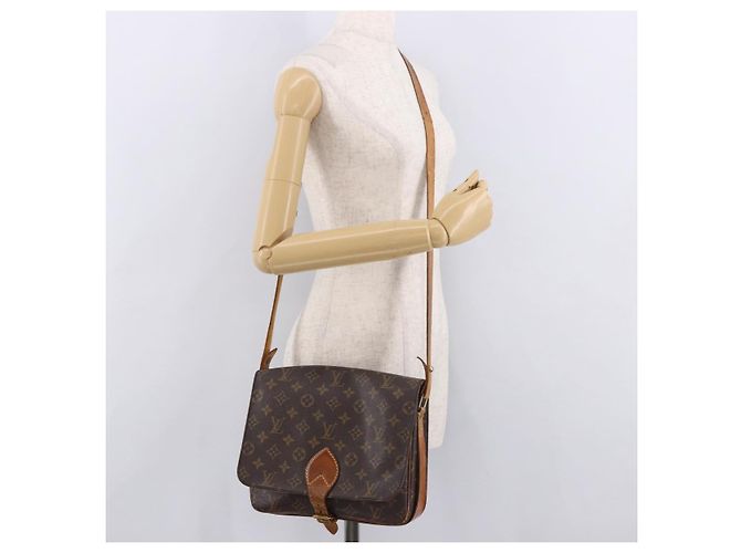 LOUIS VUITTON Borsa a Spalla Monogram Cartouchiere GM M51252 LV Auth 186346 Monogramma - vista 26