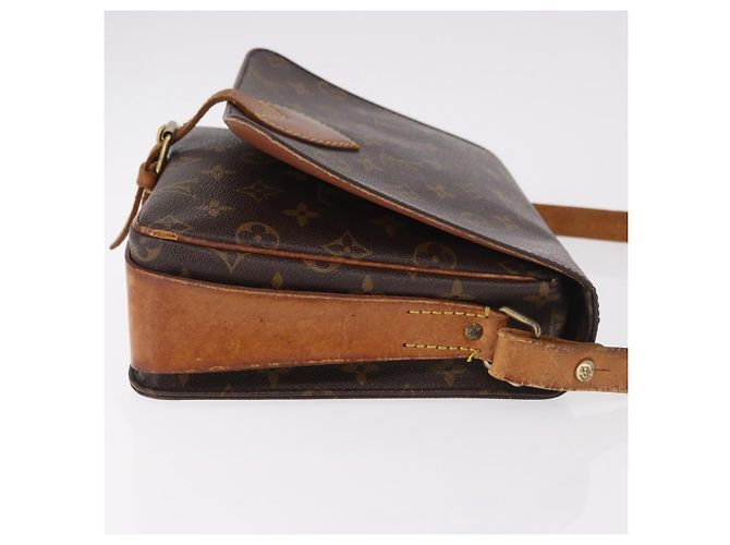 LOUIS VUITTON Borsa a Spalla Monogram Cartouchiere GM M51252 LV Auth 186346 Monogramma - vista 3