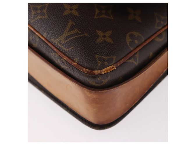 LOUIS VUITTON Borsa a Spalla Monogram Cartouchiere GM M51252 LV Auth 186346 Monogramma - vista 8