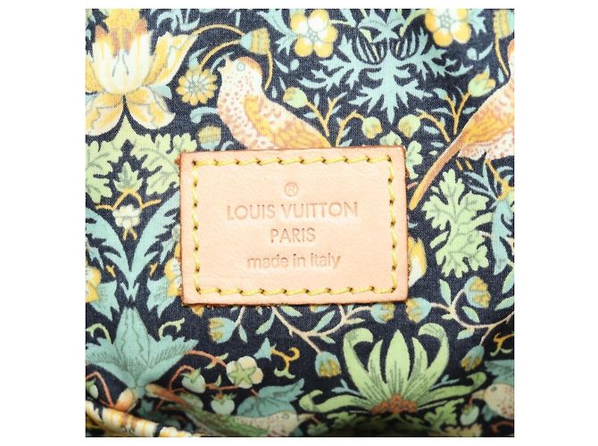 LOUIS VUITTON Monogram Patchwork Denim Bowery Bag Blue M95376 LV Auth am11889SM Azul - vista 26