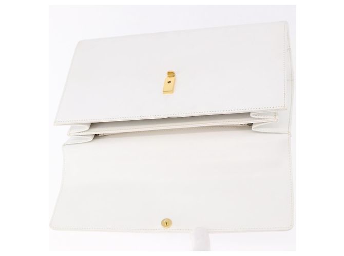 Borsa GIVENCHY in pelle bianco oro Auth 186878A D'oro - vista 15