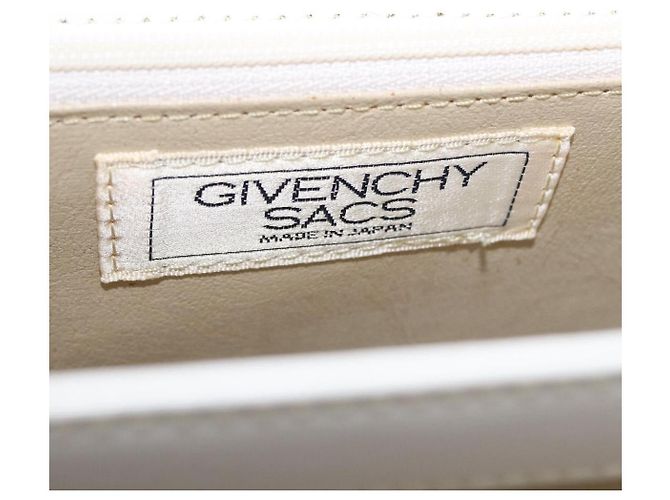 Borsa GIVENCHY in pelle bianco oro Auth 186878A D'oro - vista 16