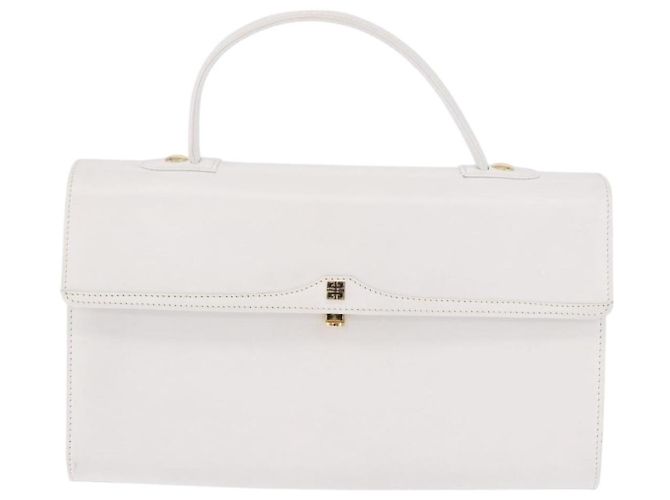 Borsa GIVENCHY in pelle bianco oro Auth 186878A D'oro - vista 2