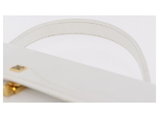 Borsa GIVENCHY in pelle bianco oro Auth 186878A D'oro - vista 8