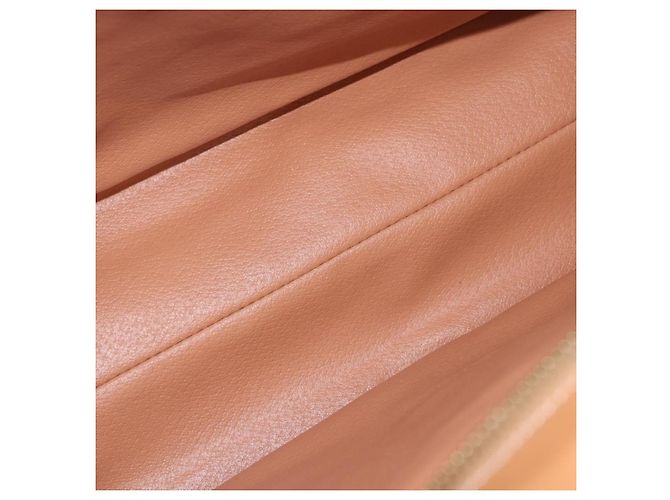Céline Borsa Tote CELINE Macadam in tela PVC e pelle marrone beige oro Autentica am11883V D'oro - vista 17