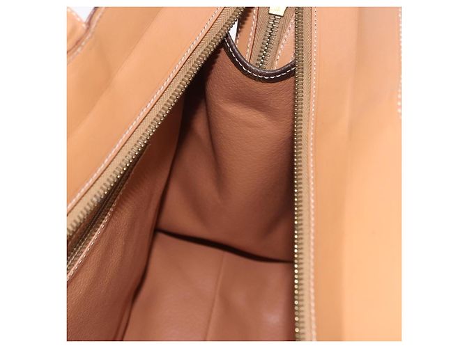 Céline Borsa Tote CELINE Macadam in tela PVC e pelle marrone beige oro Autentica am11883V D'oro - vista 18