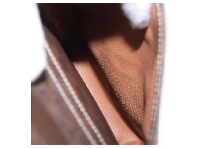 Céline Borsa Tote CELINE Macadam in tela PVC e pelle marrone beige oro Autentica am11883V D'oro - vista 23