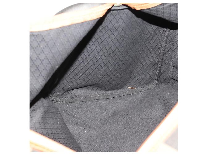 Pequin FENDI Boston Bag aus Pecan Canvas PVC Schwarz Braun Authentisch am11753 - Ansicht 21