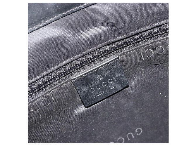 Borsa Tote GUCCI GG Canvas Jackie Dark Brown Silver 002 1064 3444 Auth 187330 - vista 16