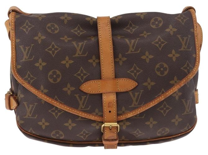 LOUIS VUITTON Borsa a Spalla Monogram Saumur 30 M42256 LV Auth 182909A Monogramma - vista 13