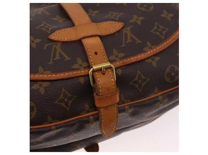 LOUIS VUITTON Borsa a Spalla Monogram Saumur 30 M42256 LV Auth 182909A Monogramma - vista 19