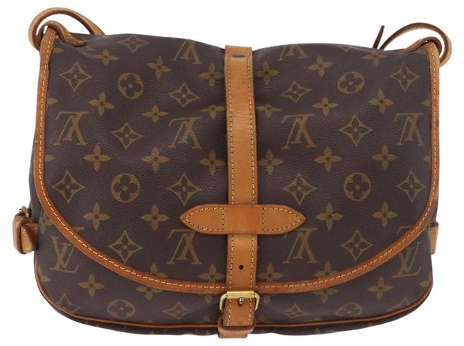 LOUIS VUITTON Borsa a Spalla Monogram Saumur 30 M42256 LV Auth 182909A Monogramma - vista 2