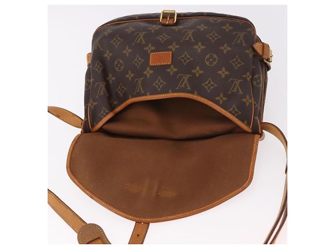 LOUIS VUITTON Borsa a Spalla Monogram Saumur 30 M42256 LV Auth 182909A Monogramma - vista 20