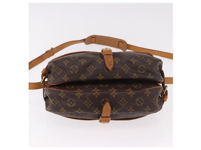 LOUIS VUITTON Borsa a Spalla Monogram Saumur 30 M42256 LV Auth 182909A Monogramma - vista 5